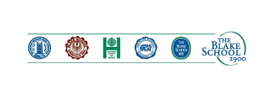 All of Blake's logos throughout the years, including back when Blake was three separate schools.