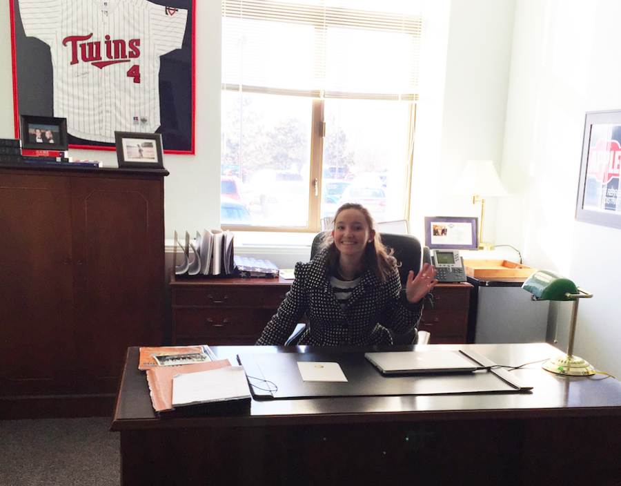 Maddie McConkey 16 in Representative Applebaums office