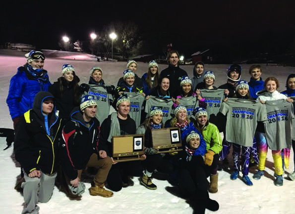 The boys’ and girls’ alpine teams both won the IMAC Conference Championship race on January 27.