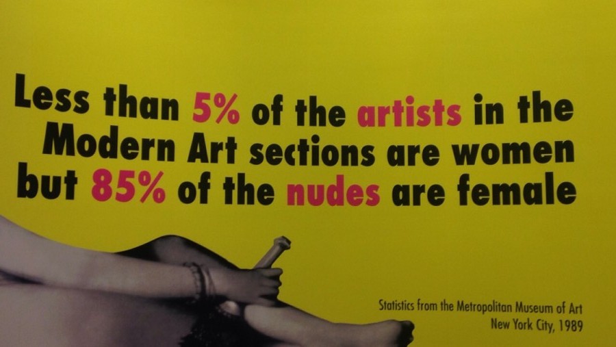 A+mural+by+the+Guerrilla+Girls%2C+currently+at+the+Walker+Art+Center.