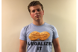 Tripp Markusen ‘19, C.U.N. leader, sports protest shirt at school. 