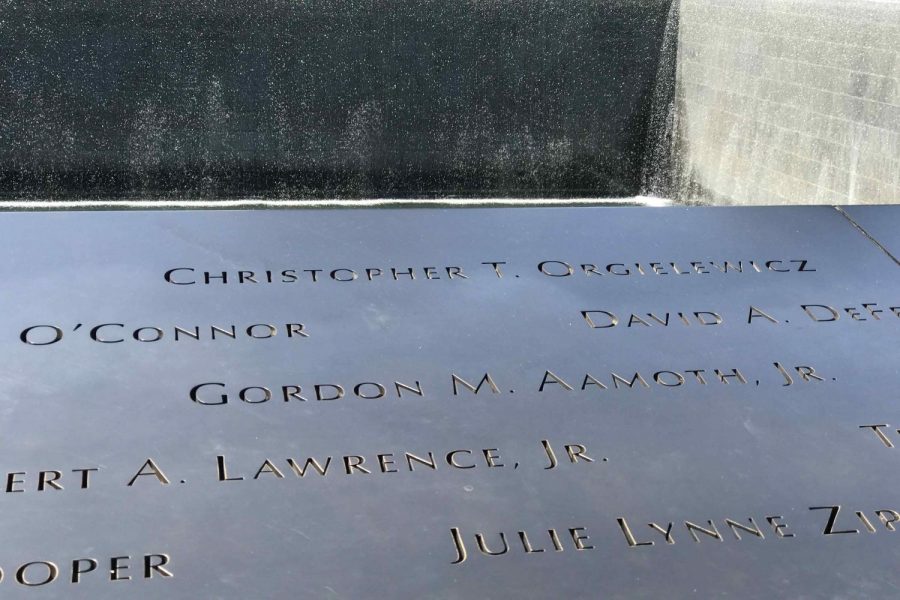 Aamoths name on the 9/11 memorial