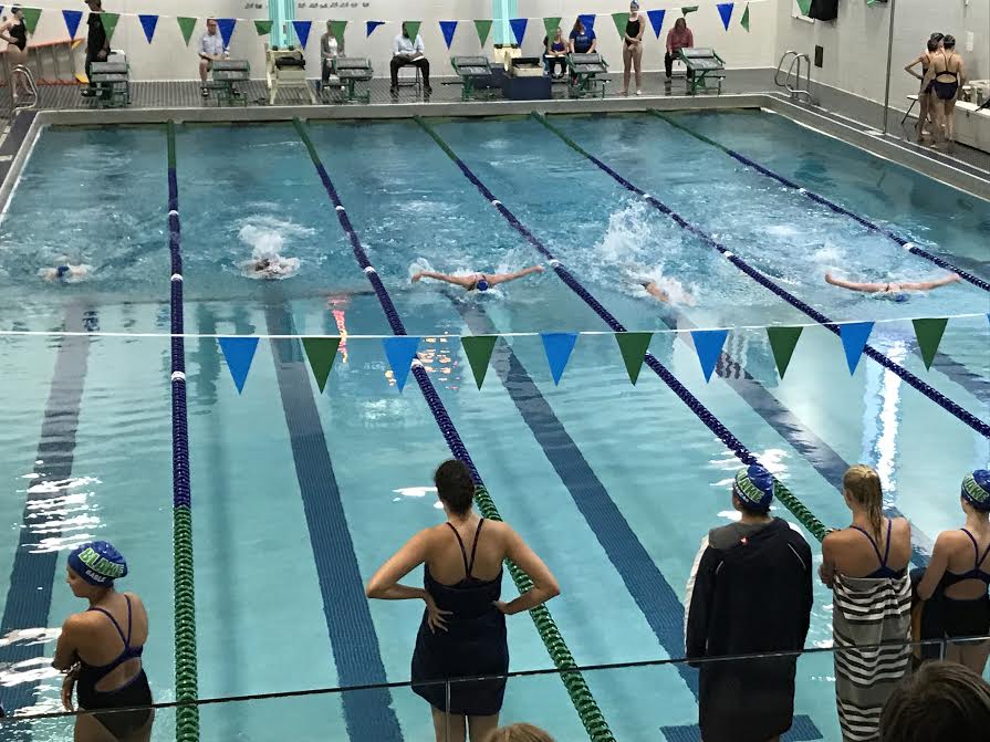 Girls Swim and Dive makes a splash