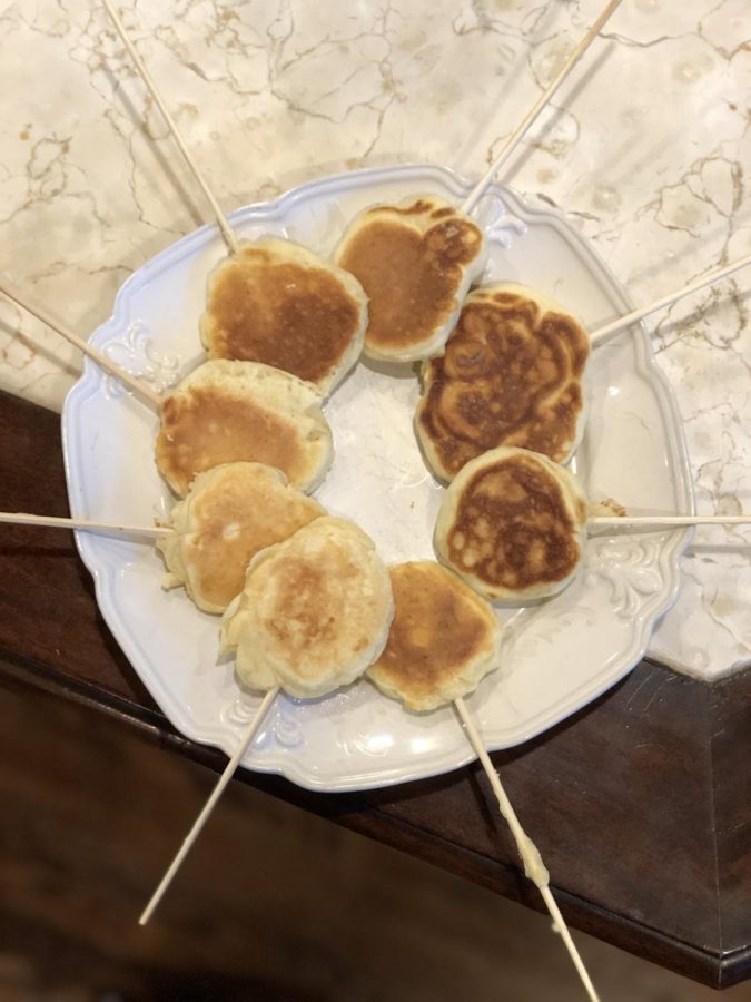 The tested pancake pops!