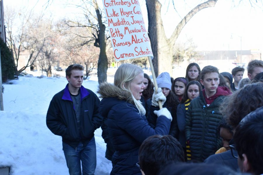 Gallery: Students, faculty walkout to support 17 lives lost in Florida