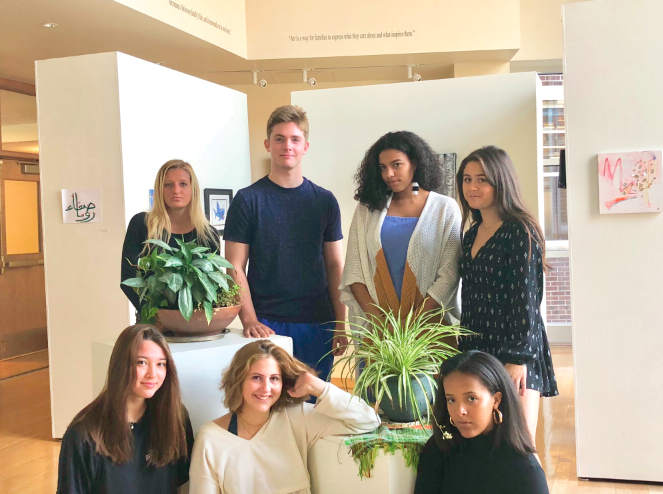 The Martha Bennett Gallery Team together in the Gallery. Not pictured: Azalea Hallin-Graber 19