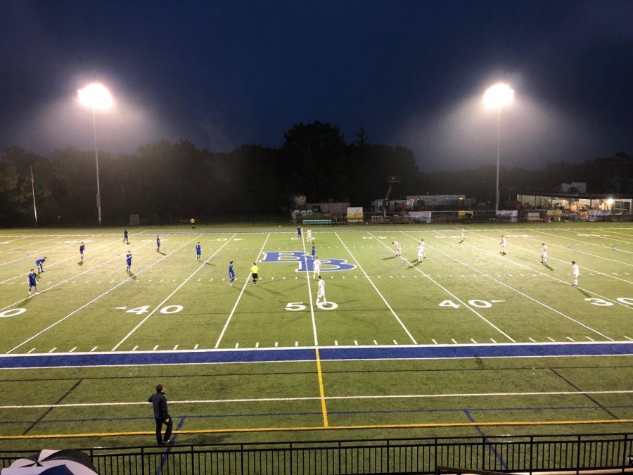 The Bears get set to kick off against St Thomas Academy. This win brought the Bears to 4-0-0 on the season. 