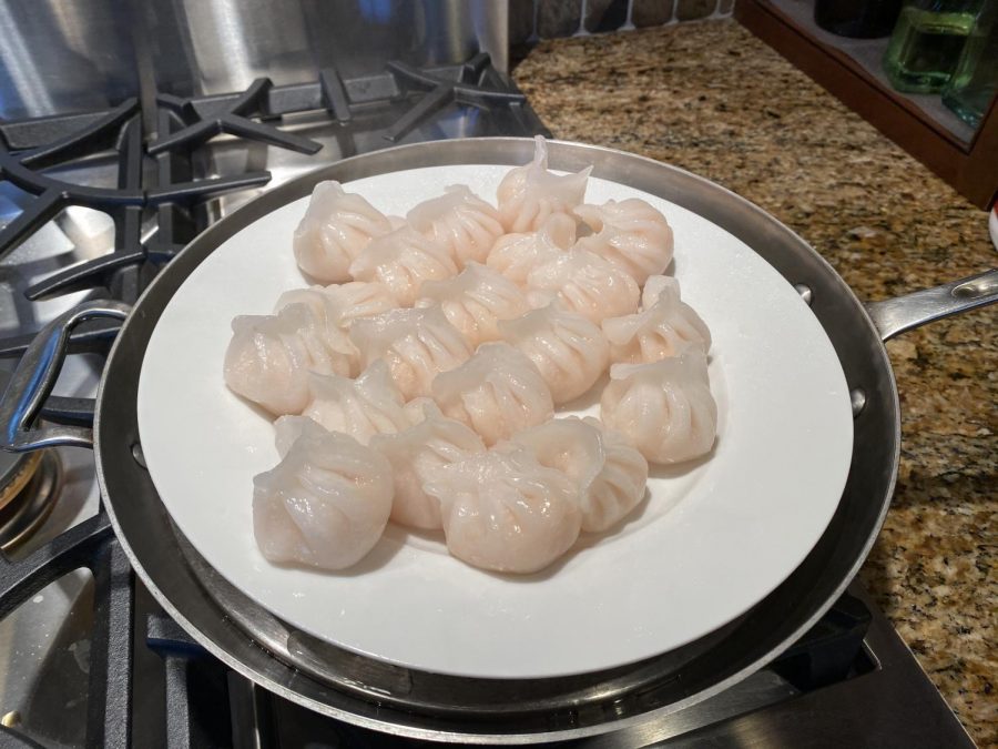 Melanie Sun 21 makes Ha Cao, which is similar to shrimp dumplings.