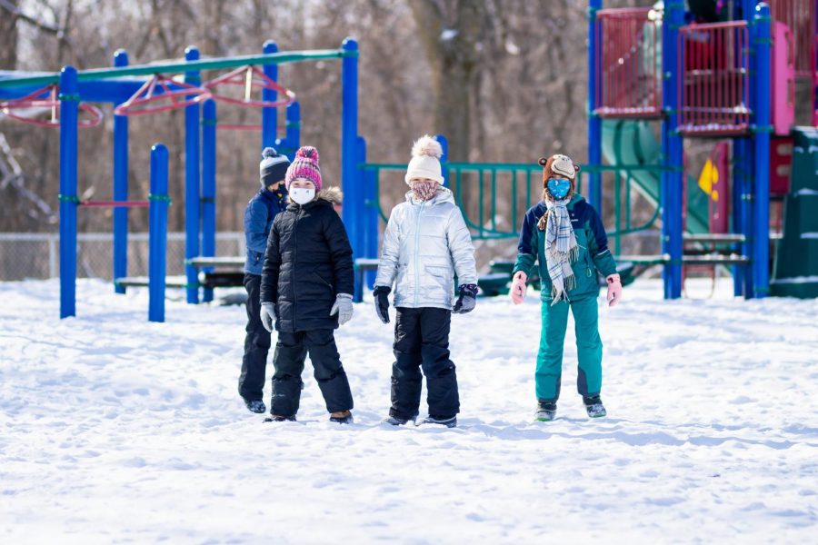 Students at Highcroft spend a snowy recess on the playground. Raymond Yu shares an aspect of the merge he is excited for saying, “[The] sense of community where we’re unifying the two campuses within the Lower School division will not only create more friendships, but also allow our professionals to work closely together.”
