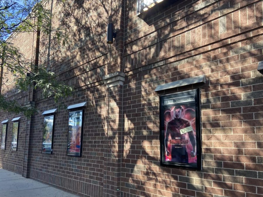 Shang-Chi plays in theaters, pictured here at Landmark’s Lagoon Cinema in Minneapolis.
