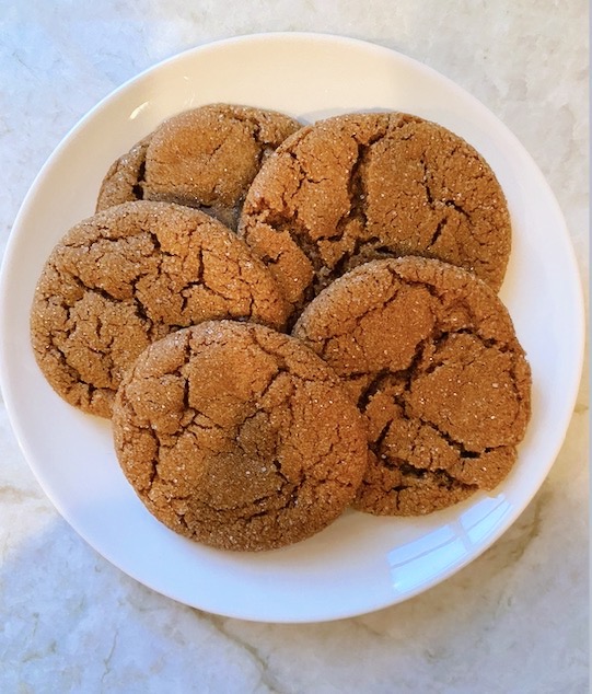 Ginger Cookies Deck the Kitchen Counter