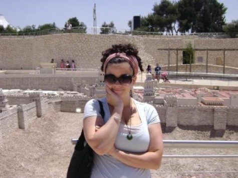 McIlmail traveled to The Israel Museum in Jerusalem, Israel. She elaborates, “I am standing in front of a miniature version of Second Temple Jerusalem. I travelled to Israel as part of an educational trip and then had the opportunity to meet some of my husband’s extended family.”