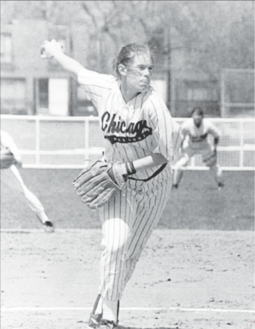 Calderone pitches for her team at the University of Chicago. Calderone was also featured in the University of Chicago Hall of Fame Induction Ceremony 2017-2018. 