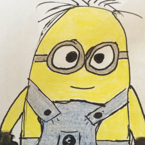 Sketch of Minion from movie franchise