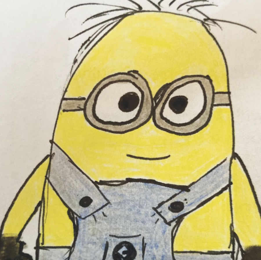 Sketch+of+Minion+from+movie+franchise