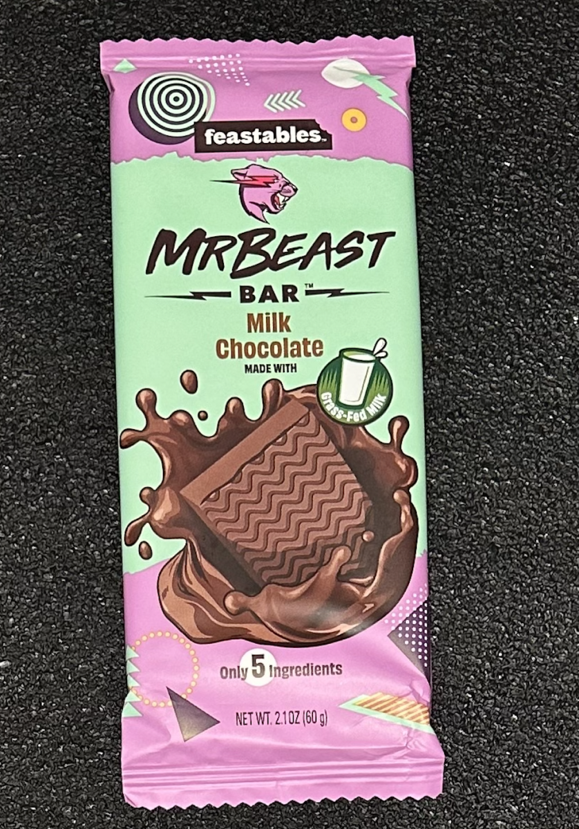 Feastables Mr. Beast Bar, bought at Target. 