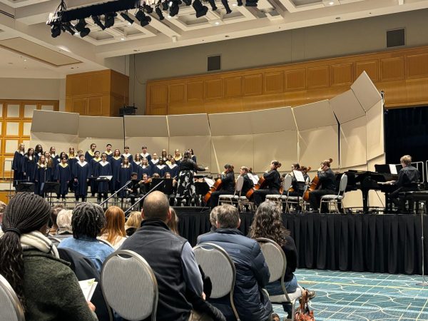 Chamber Orchestra accompanied A Capella Choir at 8:45 a.m. on Feb 17 at the Minneapolis Convention Center.