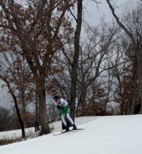 Friesen skis classic in the boys’ Conference race on Jan. 29. Friesen placed 10th in the race.
